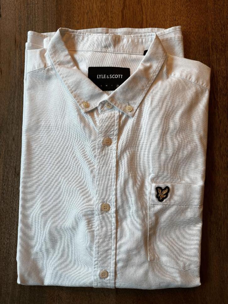 Lyle & Scott Regular Fit - Overhemd - white, Kleding | Heren, Overhemden, Zo goed als nieuw, Halswijdte 43/44 (XL), Wit, Ophalen of Verzenden