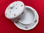 Botervlootje met fijne roosjes, Enlèvement ou Envoi, Comme neuf, Porcelaine, Autres types