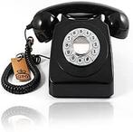 Téléphone fixe à bouton-poussoir style rétro années 70 à -50, Enlèvement ou Envoi