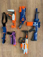 5 verschillende Nerf speelgoedgeweren, Ophalen, Gebruikt
