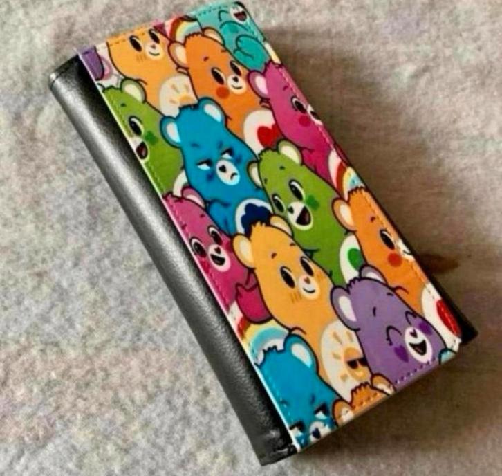 Manta Care Bears - Beren nieuw zwart Portemonnee 20 x 10 cm, Handtassen en Accessoires, Portemonnees, Nieuw, Zwart, Leder, Met knipsluiting