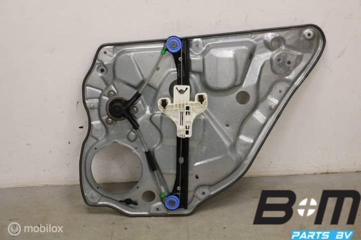 Raammechaniek linksachter VW Polo 9N3 5drs 6Q4839401F, Auto-onderdelen, Ruiten en Toebehoren, Gebruikt