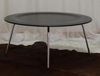 ZWART SALON KOFFIE TAFELTJE VAN CHARLES & RAY EAMES, Ophalen, Gebruikt, Rond, 50 tot 100 cm