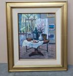 Juul De CORT, bloemen op tafel, Antiquités & Art, Enlèvement ou Envoi