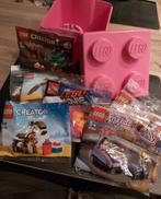 Polybags Lego + boite de rangement, Comme neuf, Lego, Enlèvement ou Envoi