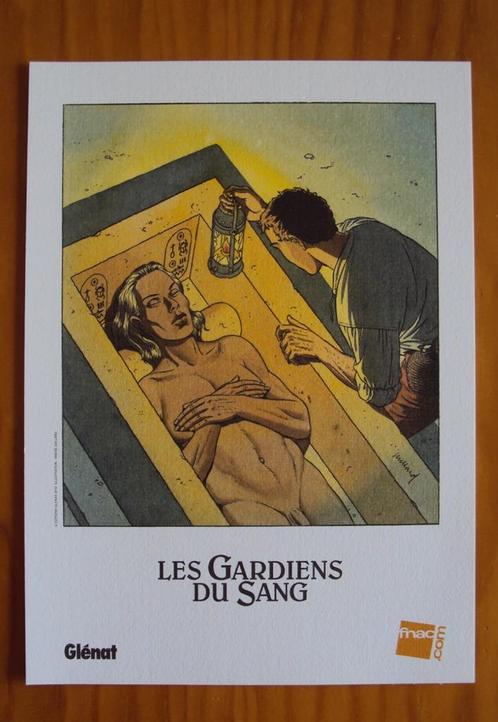 André Juillard ex-libris sérigraphique 'les Gardiens du Sang, Antiek en Kunst, Kunst | Litho's en Zeefdrukken, Verzenden