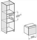 Oven, Gebruikt, Oven, Hete lucht, Inbouw