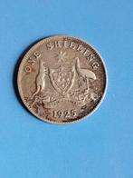 1925 Australie 1 shilling en argent George V, Timbres & Monnaies, Monnaies | Océanie, Envoi, Monnaie en vrac, Argent