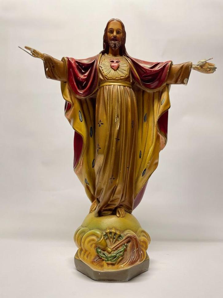 heilig hart beeld, Antiek en Kunst, Antiek | Religieuze voorwerpen, Ophalen