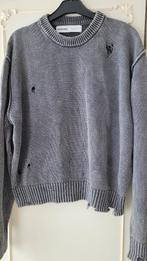 pull dame taille S Bershka Ripped, Enlèvement ou Envoi, Comme neuf, Taille 36 (S), Gris
