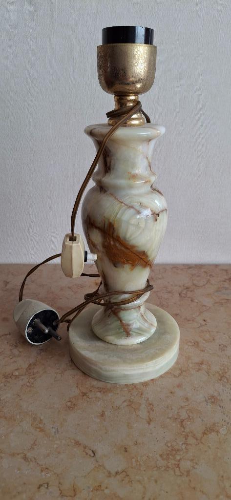 Vintage Lampvoet uit Onyx., Antiek en Kunst, Antiek | Verlichting, Ophalen