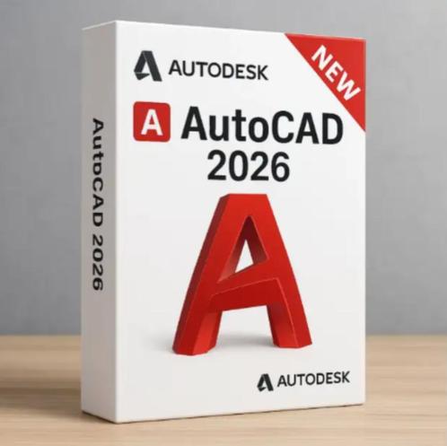 Autodesk AutoCad 3 Ans 2026 , 3 Appareils, Computers en Software, Office-software, Nieuw, Android, iOS, ChromeOS, MacOS, Windows