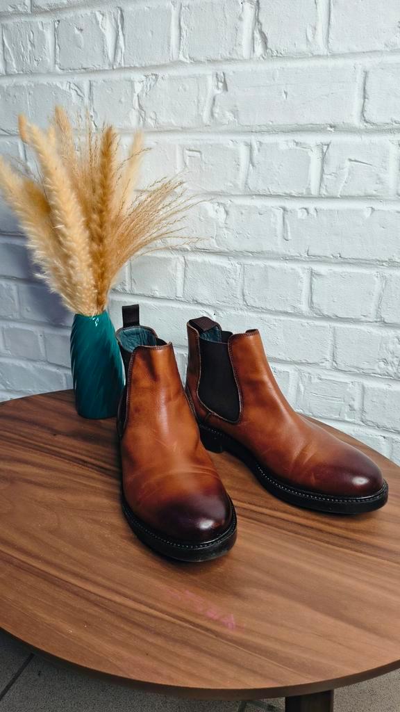 Marcel herenlaarzen maat 41 - stijlvol en comfortabel, Antiek en Kunst, Antiek | Kleding en Textiel, Ophalen of Verzenden