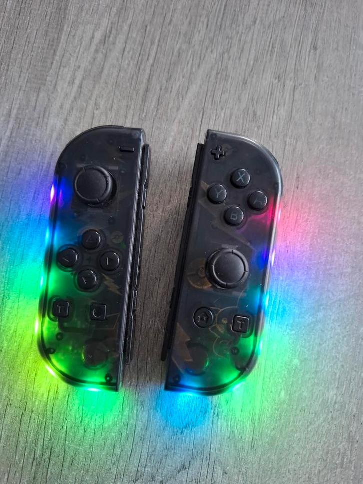 Joy-Con Pokémon Style-controllers op maat gemaakte LED RGB (, Games en Spelcomputers, Spelcomputers | Nintendo Consoles | Accessoires