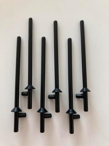 Lego lans zwart (6x) beschikbaar voor biedingen