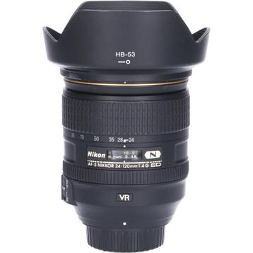 Nikon AF-S 24-120mm F/4.0G ED VR + HB-53 + Soft hoes beschikbaar voor biedingen