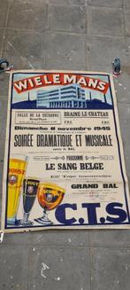 affiche wielemans 1945 soiree dramatique et musicale braine, Ophalen of Verzenden