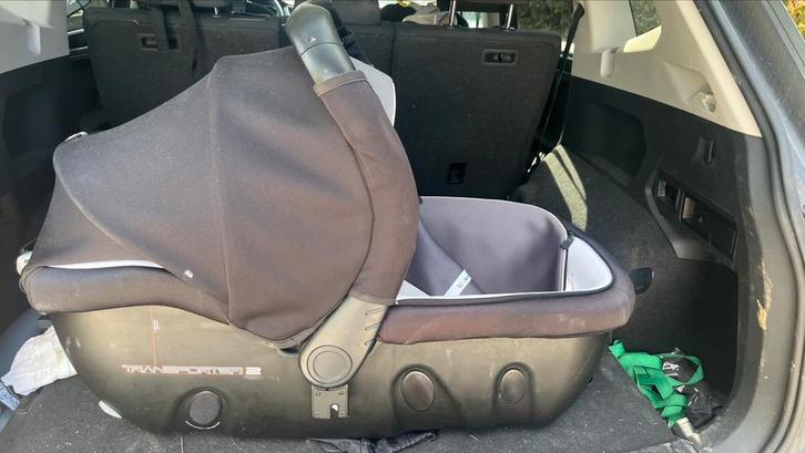 Auto reiswieg Jané transporter 2, Kinderen en Baby's, Autostoeltjes, Gebruikt, Overige merken, 0 t/m 13 kg, Autogordel, Slaapstand