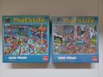 2x puzzel That's life (1000 stuks), Ophalen of Verzenden, 500 t/m 1500 stukjes, Zo goed als nieuw, Legpuzzel