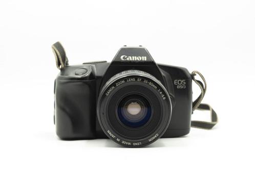Canon EOS 850 + Canon EF 35-80mm F4-5.6, TV, Hi-fi & Vidéo, Appareils photo analogiques, Utilisé, Reflex miroir, Canon, Enlèvement ou Envoi