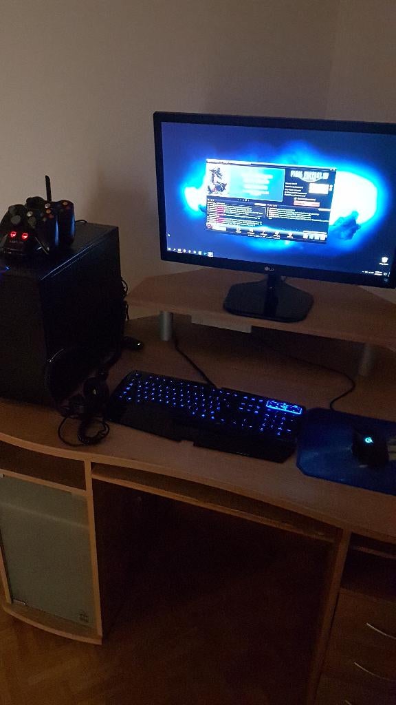 Gaming PC - GTX1070, Informatique & Logiciels, Ordinateurs de bureau, Utilisé, HDD, Avec carte vidéo, Avec moniteur, Gaming, Enlèvement ou Envoi