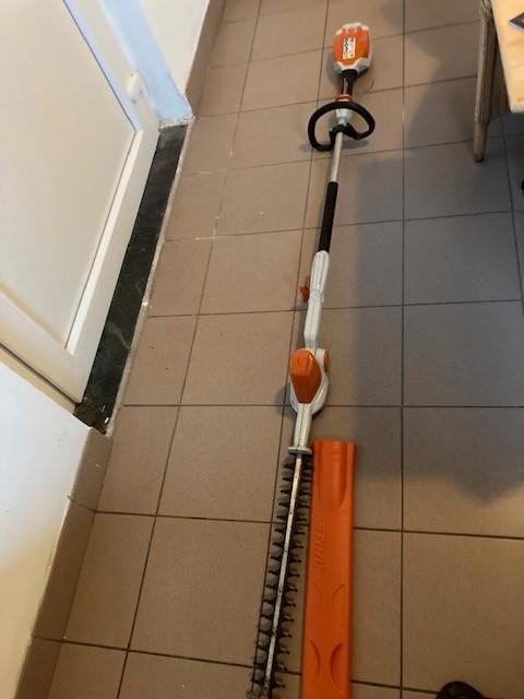 stok haagschaar stihl, Jardin & Terrasse, Taille-haies, Comme neuf, Batterie, Enlèvement