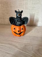 Chauve-souris Halloween sur citrouille – Bougie neuve, Maison & Meubles, Enlèvement, Neuf, Bougie
