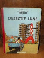 BD Tintin de 1953 - Objectif Lune, Gelezen, Ophalen of Verzenden, Eén stripboek, Hergé