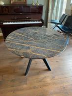 Marmeren eettafel, Huis en Inrichting, Tafels | Eettafels, Ophalen, Zo goed als nieuw