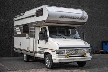 Fiat Ducato Hymer 2.5D 4 pers. Camper Gekeurd vvk 2 jaar, Jusqu'à 4, Siège standard, Entreprise, Boîte manuelle