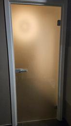 Glazen binnendeur, Ophalen, Gebruikt, 80 tot 100 cm, Binnendeur