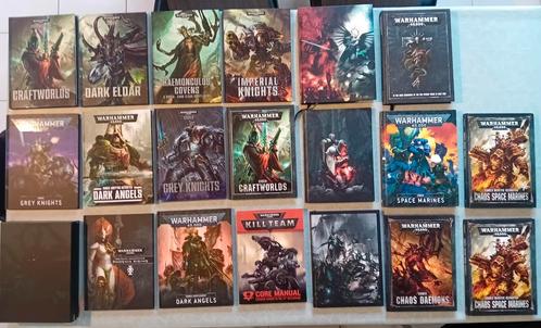 Warhammer 40k codex + rulebooks, Hobby en Vrije tijd, Wargaming, Zo goed als nieuw, Warhammer, Boek of Catalogus, Ophalen of Verzenden