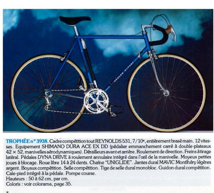 GITANE TROPHEE 3938 de 1980, Fietsen en Brommers, Fietsen | Heren | Sportfietsen en Toerfietsen, Gebruikt, Overige merken, Overige maten