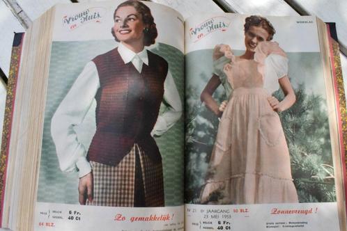 Tijdschriften 'Vrouw en Huis' 1953 van jan. tot juli, Collections, Revues, Journaux & Coupures, Journal ou Magazine, 1940 à 1960