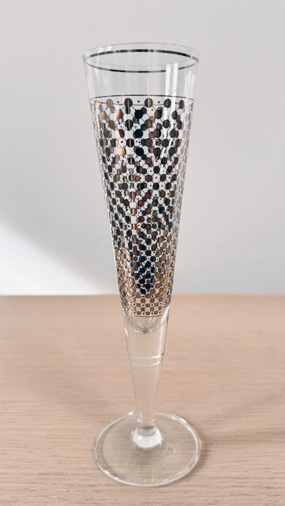 Ritzenhoff / Goldnacht Champus / THEO WILLIAMS / 1998, Antiek en Kunst, Antiek | Glaswerk en Kristal, Ophalen of Verzenden