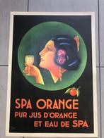 Affiche SPA ORANGE, Collections, Marques & Objets publicitaires, Utilisé