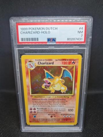 Charizard Holo NL PSA 7 beschikbaar voor biedingen