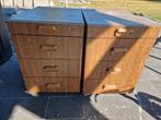 Houten meubelkastje met lades, Tuin en Terras, Ophalen, Gebruikt