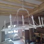 lustre bois, Huis en Inrichting, Lampen | Kroonluchters, Ophalen, Gebruikt, Hout