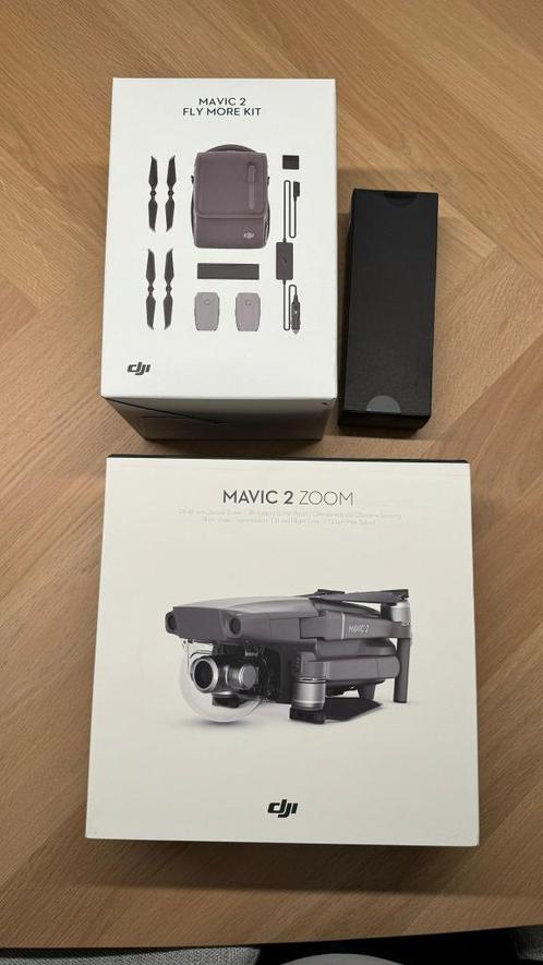 DJI mavic 2 ZOOM + Fly more kit, TV, Hi-fi & Vidéo, Drones, Comme neuf, Drone avec caméra, Enlèvement ou Envoi