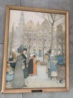 Affiche Hollandse sociëteit Henri Cassiees, Antiek en Kunst, Kunst | Litho's en Zeefdrukken, Ophalen of Verzenden
