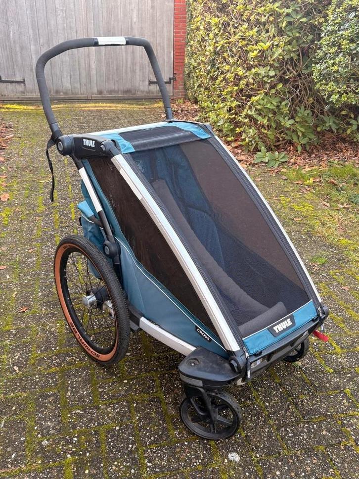 Thule Chariot Cross 1, Vélos & Vélomoteurs, Accessoires vélo | Remorques, Utilisé, Remorque pour enfant, Suspension, Pliable, Enlèvement
