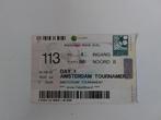 Ticket Amsterdam Tournement, Verzamelen, Sportartikelen en Voetbal, Ophalen of Verzenden
