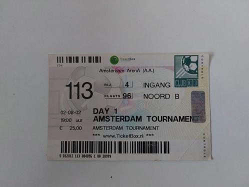 Ticket Amsterdam Tournement, Verzamelen, Sportartikelen en Voetbal, Ophalen of Verzenden