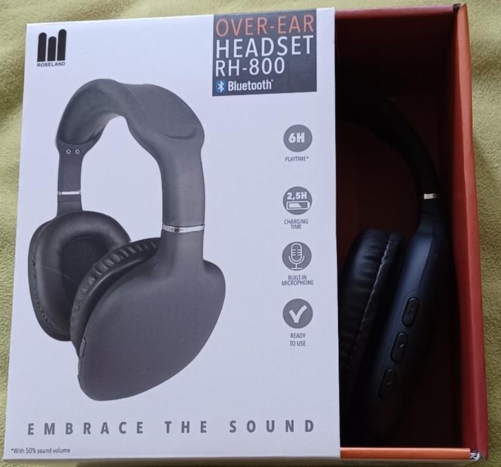 #Koptelefoon #Over-Ear, Audio, Tv en Foto, Hoofdtelefoons, Nieuw, Over oor (circumaural), Draadloos, Bluetooth, Surround, Ophalen of Verzenden