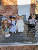 4 poppen waarvan 1 in koets, Ophalen, Zo goed als nieuw, Overige typen