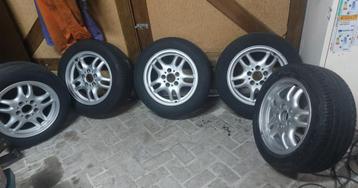 5 BMW velgen met zgan. Michelin Primacy HP banden 225 50 16 beschikbaar voor biedingen