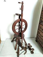 Ancien rouet en bois, Antiquités & Art, Antiquités | Machines à coudre, Enlèvement ou Envoi