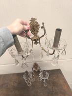 Antieke wandappliques (paar) – 2-lichts, Antiquités & Art, Enlèvement