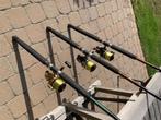 3 x bootstokken met bg 90. Perfect in orde, Watersport en Boten, Hengelsport | Zeevissen, Ophalen, Gebruikt